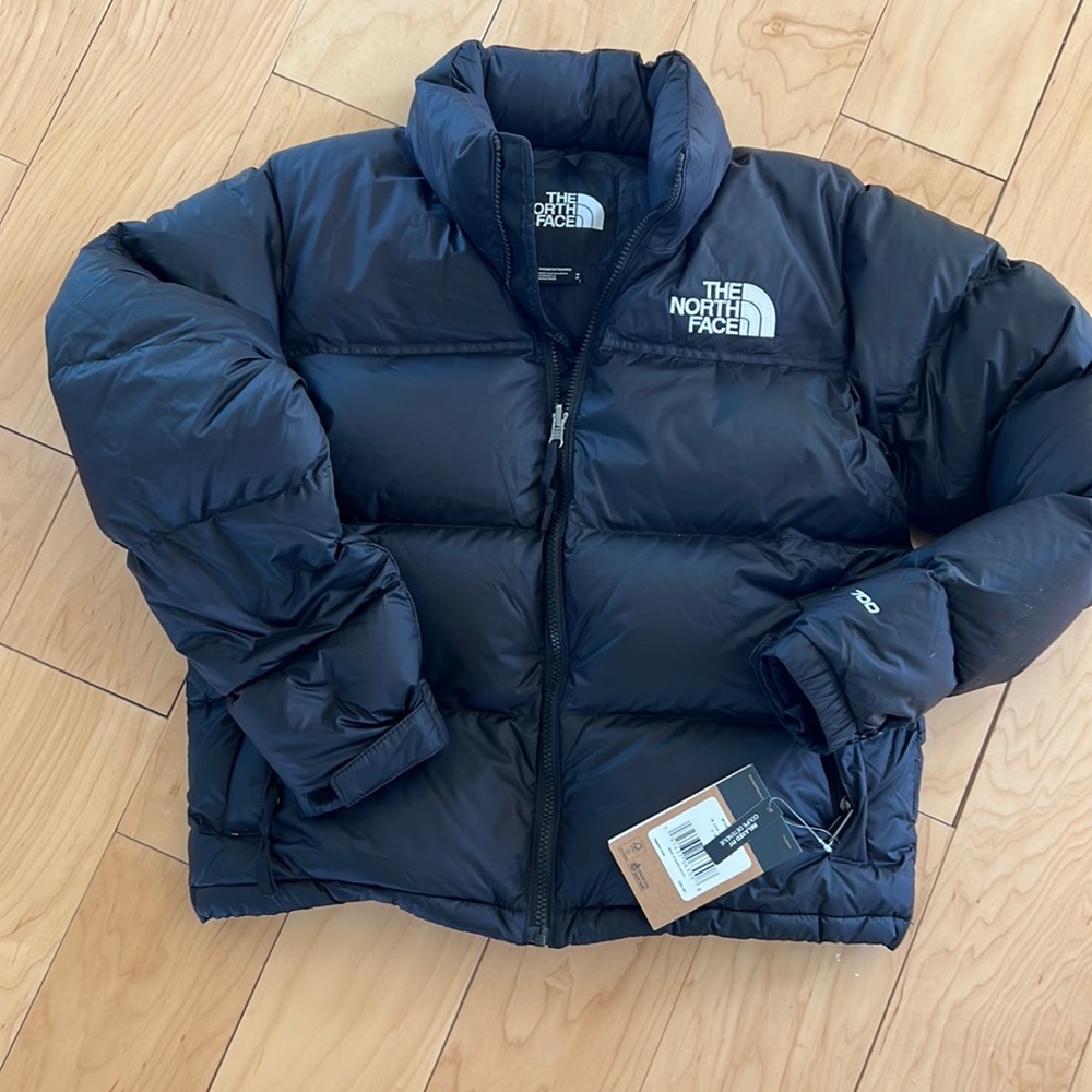 The North Face black nuptse jacket